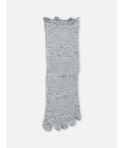 杢カラフルネップ五本指ショートソックス