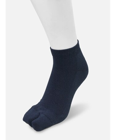 【Tabio MEN】和紙パイル足袋スニーカー丈ソックス