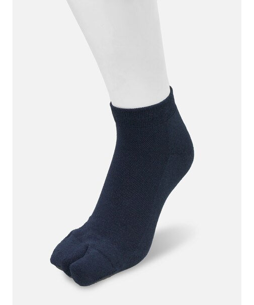 【Tabio MEN】和紙パイル足袋スニーカー丈ソックス