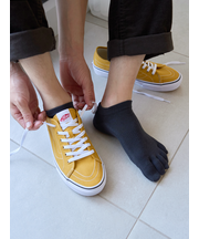 【Tabio MEN】デオセル/五本指スニーカー丈ソックス