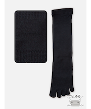 【Tabio MEN】デオセル/ゆったり五本指クルー丈ソックス