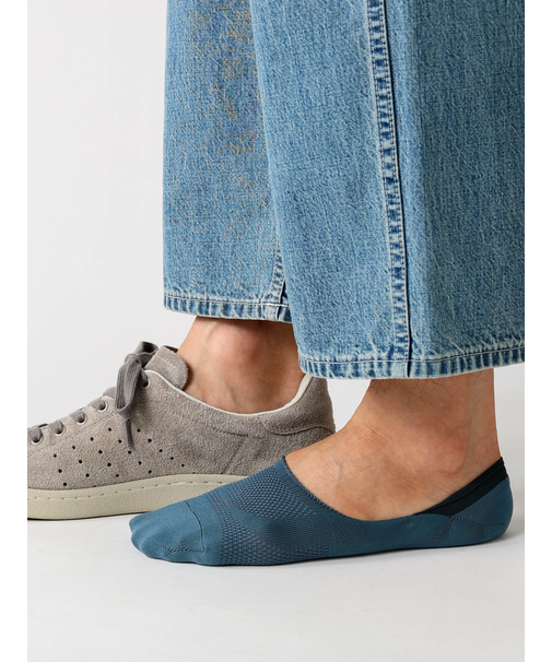 【Tabio MEN】GOODFOOT/COOL MESH 脱げにくいカバーソックス