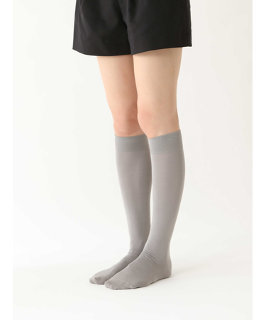 綿シルケットハイソックス