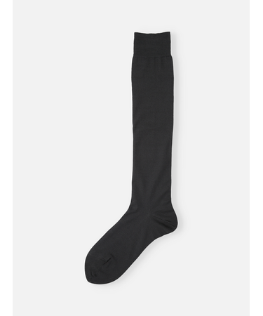 綿シルケットハイソックス