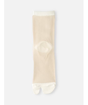 シアーバイカラー足袋ショートソックス