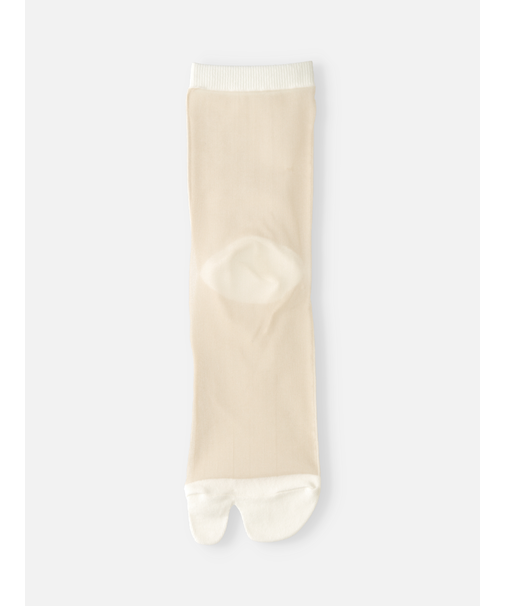 シアーバイカラー足袋ショートソックス