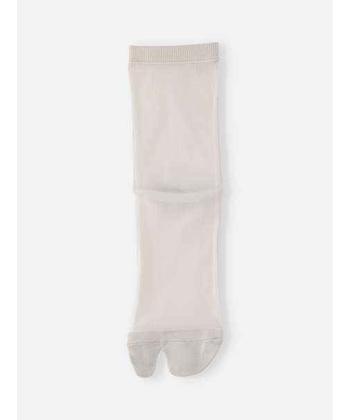 シアーバイカラー足袋ショートソックス