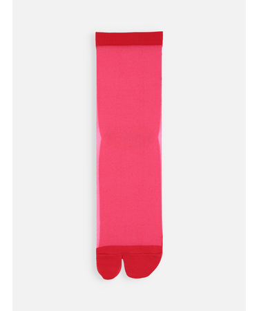 シアーバイカラー足袋ショートソックス