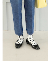 ダルメシアン柄ショートソックス