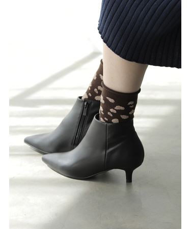 ダルメシアン柄ショートソックス