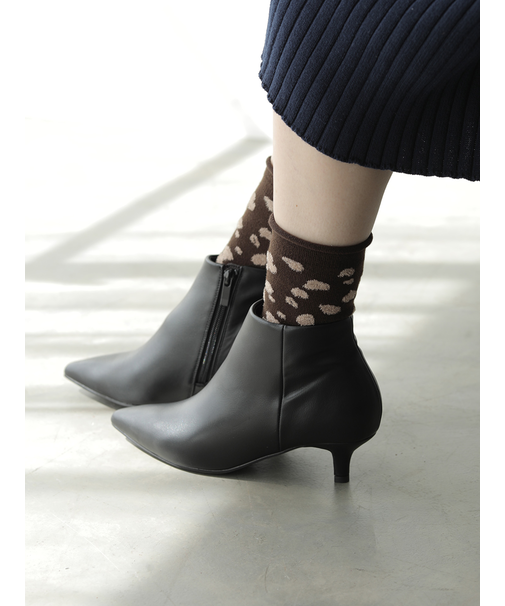 ダルメシアン柄ショートソックス