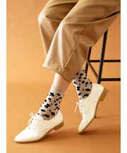ダルメシアン柄ショートソックス