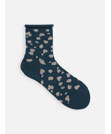 ダルメシアン柄ショートソックス