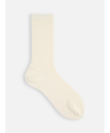 綿ウール1×1リブソックス