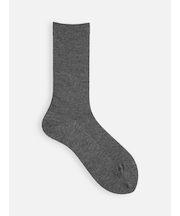 綿ウール1×1リブソックス