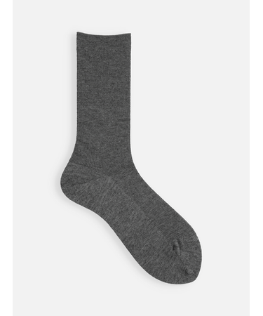 綿ウール1×1リブソックス