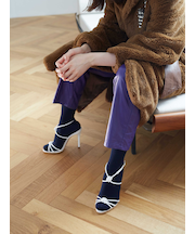 綿ウール1×1リブソックス