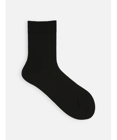 高級ウールアンチピリング3×1リブソックス