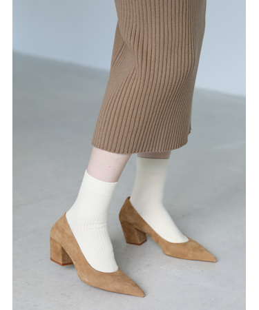 高級ウールアンチピリング3×1リブソックス