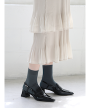 高級ウールアンチピリング3×1リブソックス