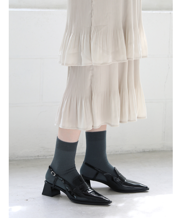 高級ウールアンチピリング3×1リブソックス