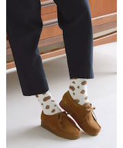 モール牛柄ショートソックス