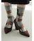 パッチワーク柄ソックス