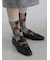パッチワーク柄ソックス
