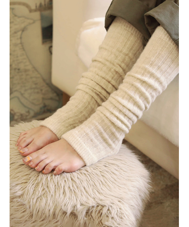 あったかウールのロングレッグウォーマー