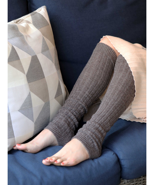 あったかウールのロングレッグウォーマー