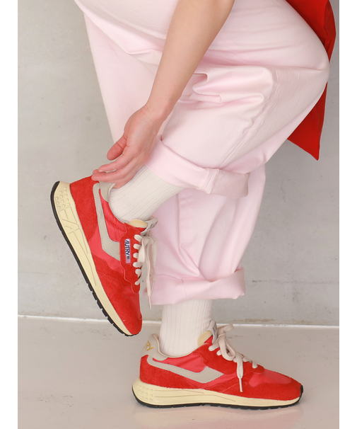 【WEB限定】薄手6×2リブショートソックス