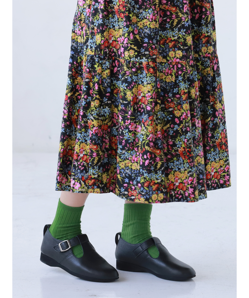 【WEB限定】薄手6×2リブショートソックス