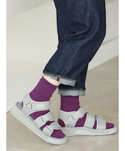 【WEB限定】薄手6×2リブショートソックス