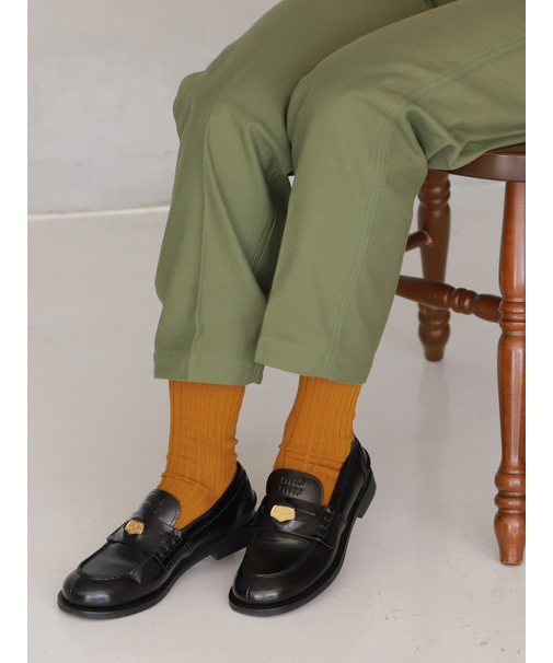 【WEB限定】薄手6×2リブショートソックス