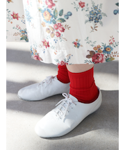 【WEB限定】薄手6×2リブショートソックス