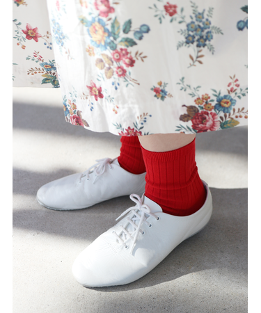 【WEB限定】薄手6×2リブショートソックス