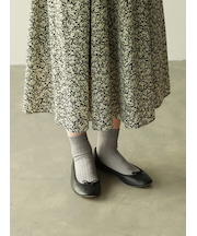 シルケット5×2リブショートソックス