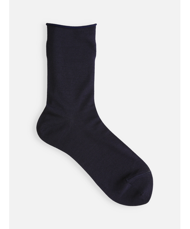 最高級シルクロールショートソックス