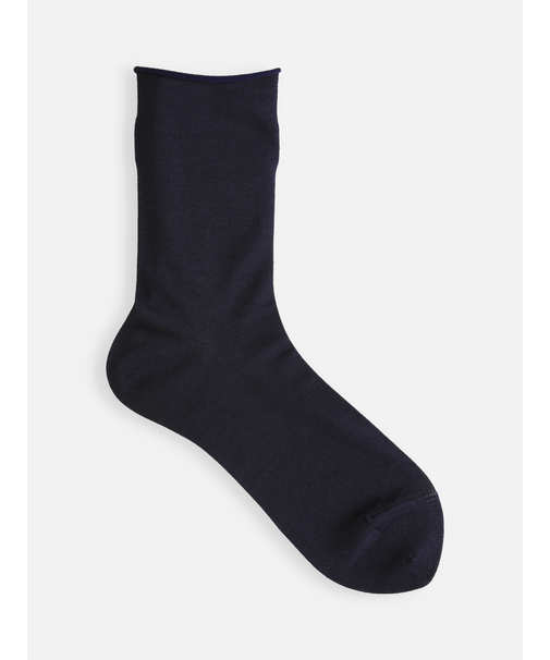 最高級シルクロールショートソックス