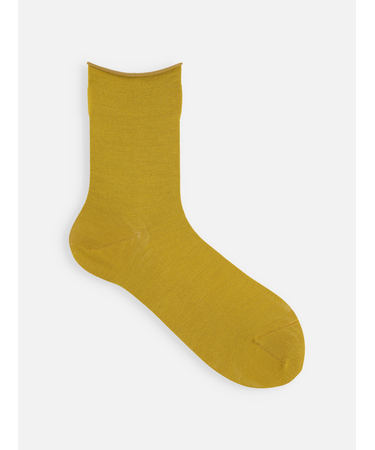 最高級シルクロールショートソックス