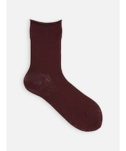 最高級シルクロールショートソックス