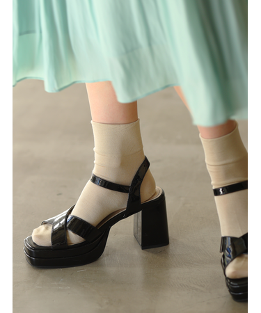 最高級シルク無地ショートソックス