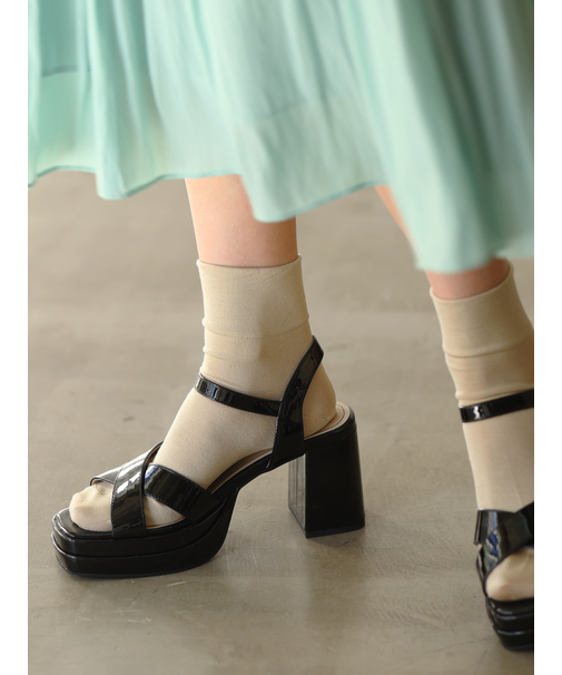 最高級シルク無地ショートソックス