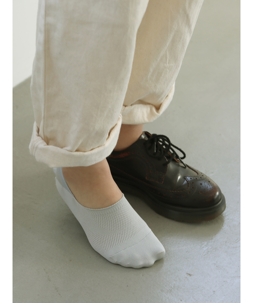 【吸水・速乾・消臭】脱げないを追求したメッシュカジュアルカバーソックス クールマックスファブリック製