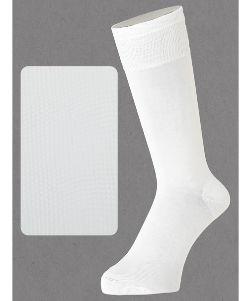 【Tabio MEN】連続シルケット無地レギュラー丈ソックス