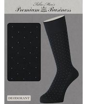 【Tabio MEN】連続シルケット ドットレギュラー丈ソックス