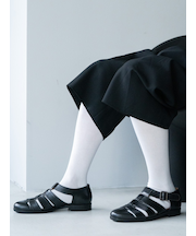 【Tabio MEN】連続シルケット ベタロングホーズ