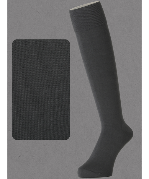 【Tabio MEN】連続シルケット ベタロングホーズ