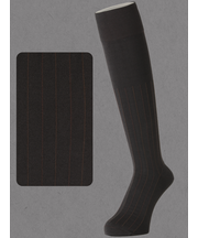 【Tabio MEN】連続シルケットストライプロングホーズ