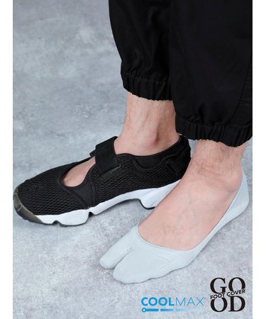 【Tabio MEN】足袋カバー クールマックス?（脱げにくい設計）